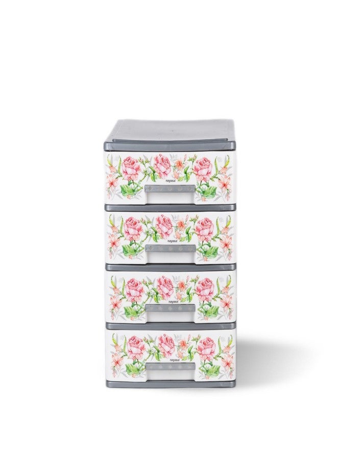 Nayasa Tuckins 14 Deluxe Multipurpose Plastic Modular Drawer Organizer | Multi-Compartment Storage Cabinet for Home, Office & Kitchen | Durable & Stylish Plastic Storage Solution | White - Image 1
